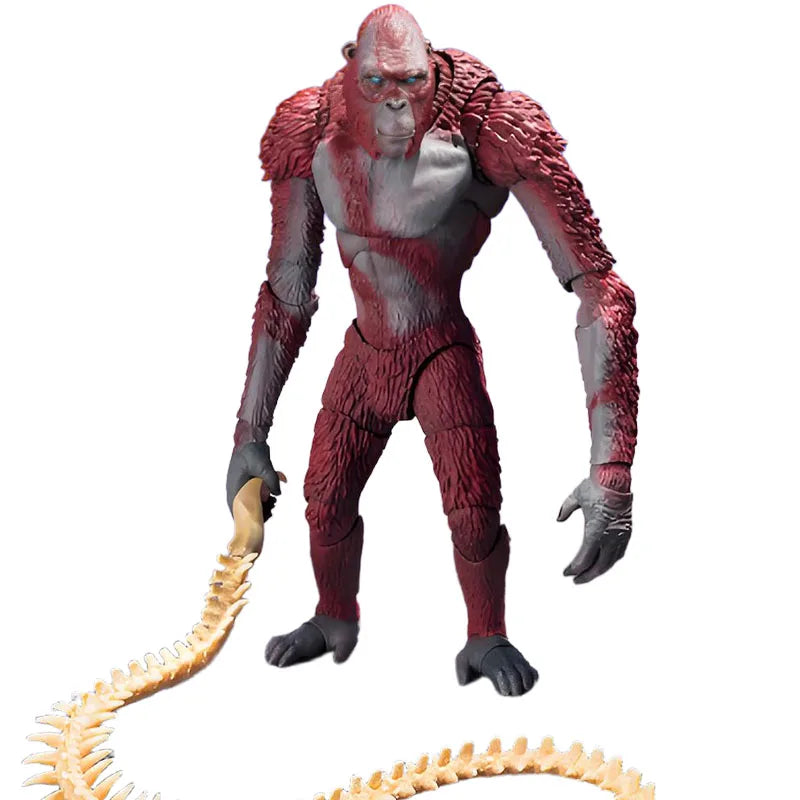 Bandai Original S.H.MonsterArts Skar King&Kong Kim 150mm&145mm Anime Action Movable Figurine Model Toys  Model Gifts for Boys