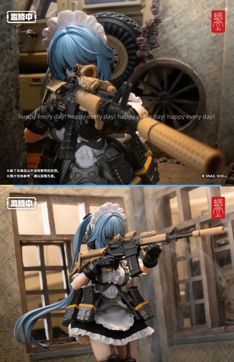 [18hours Shipping] Snail Shell RA-02 1/12 Moving Eyes Tactical Maid Tokiwa Kazune Moving Doll Figure Gift