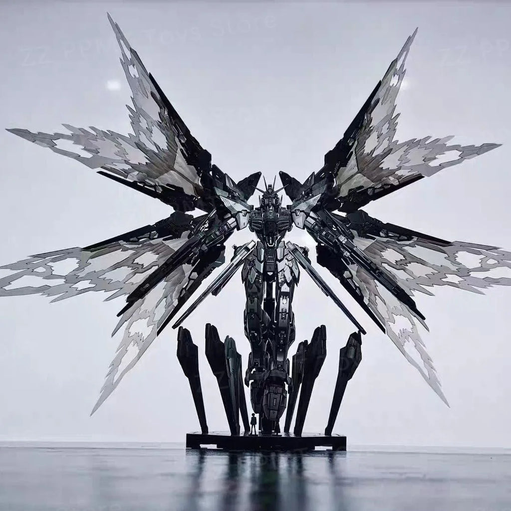 New Changlong 7701 Mgex Zgmf-X20a 1/100 Strike Freedom Black Assembly Model Kits Plastic Skeleton Kits Action Figure Gifts Toys