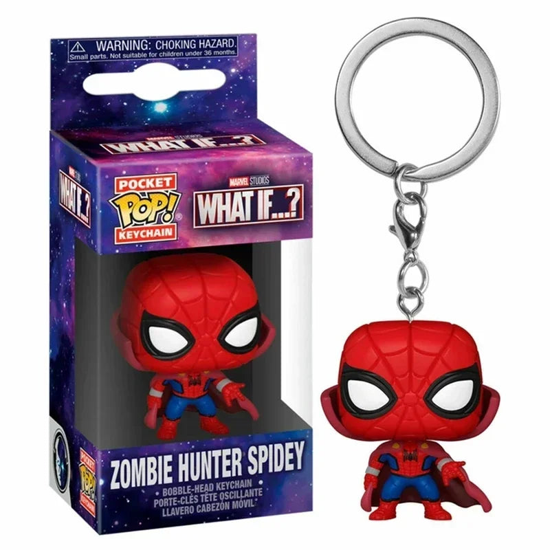 НОВО FUNKO POP Спайдър-Мен Спайдър-Гуен Зелен Гоблин Ловец на зомбита Спайдър Питър Паркър Мистерио Ключодържател Винилова фигурка Играчки