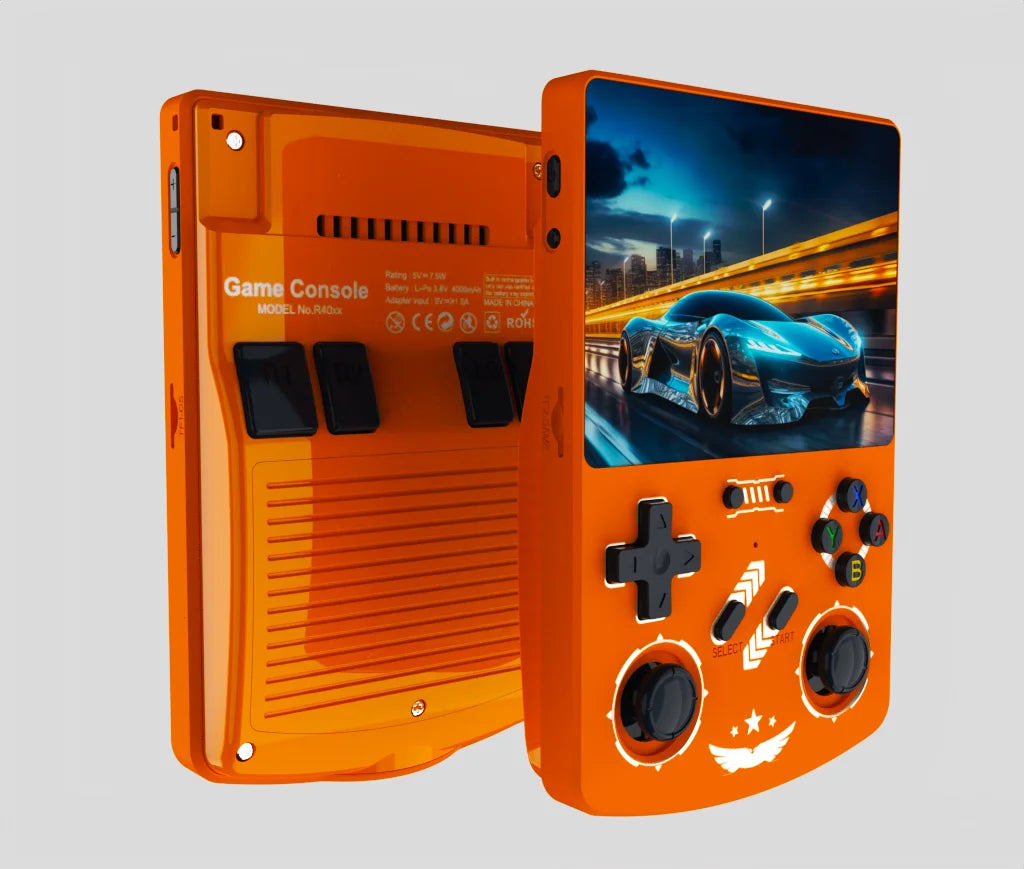 BOYHOM R40XX Handheld Game Console - Linux OS 4.2" IPS, 4000mAh, Open Source (ArkOS), Portable Retro Player for Xmas