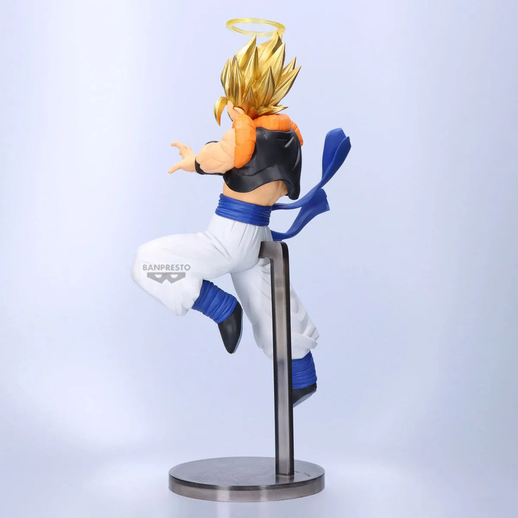 Original BANPRESTO Gogeta VEGITO DRAGON BALL Z DOKKAN BATTLE Anime Figure PVC 10TH ANNIVERSARY FIGURE Model Collector