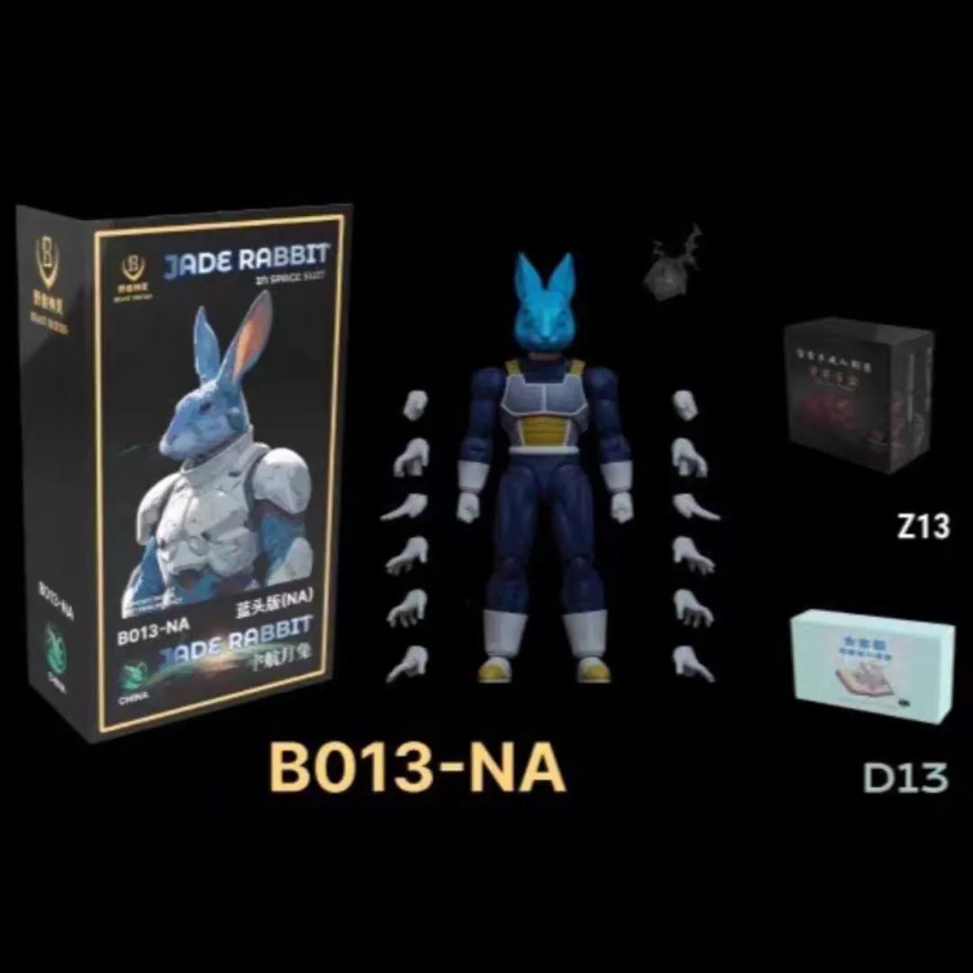 Beast Deities Dragon Ball Z Super Saiyan Vegeta Jade Rabbit Anime Figure B001 B002 B003 B13p-Na B15p-Na Movable Joint Garage Kit