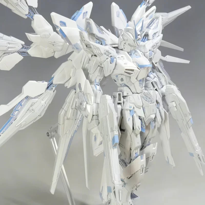 New MG 1/100 CHANGLONG 7701 Strike Freedom Twilight White MGEX Assembly Model Kit Anime Figure Collectible Toy Gift