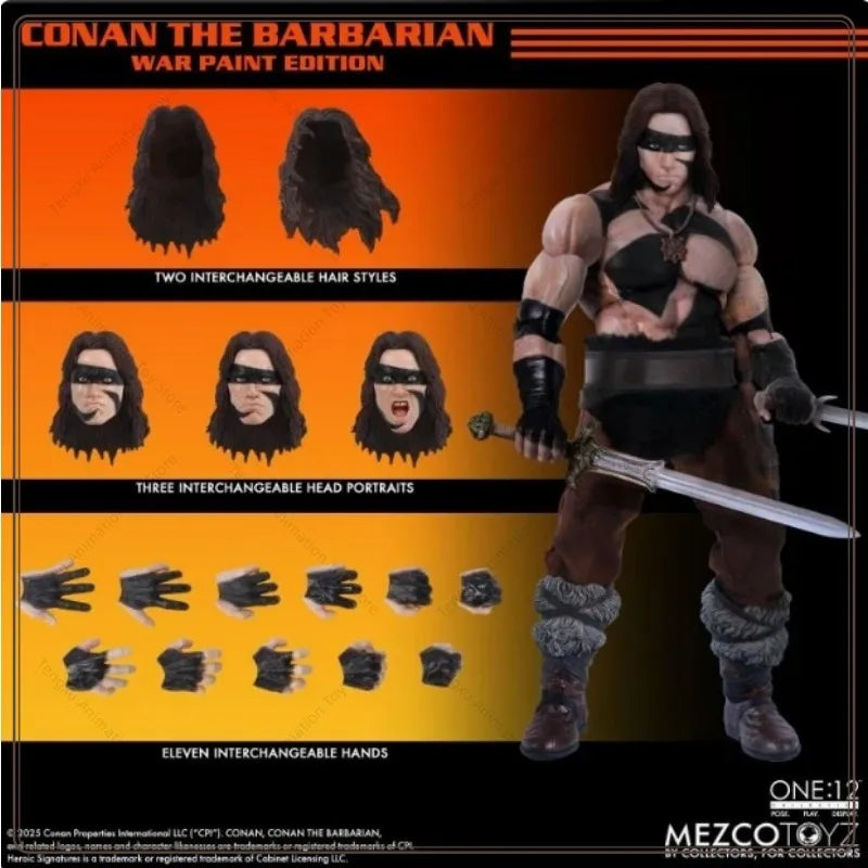 【Coming Soon】One:12 Conan, The Barbarian, Camouflage War Drawn Edition, Action Doll Toy Collection Gift