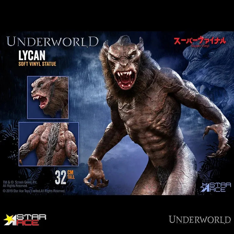 Original StarAce Lycan Underworld 2 SA9004 Werewolves Figure Model Soldier Finished Statue Ornament 32CM Collection Ornament