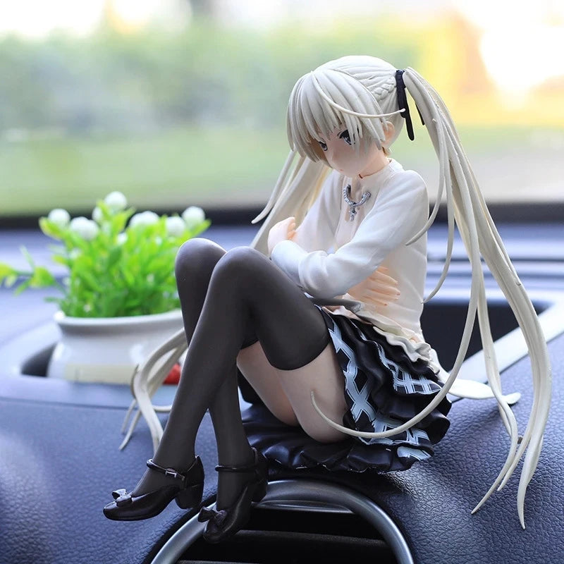 Kasugano Sora Car Ornaments Yosuga No Sora Kasugano Sora Action Figure Anime Host Computer Chassis Decor  Toys Car Ornaments