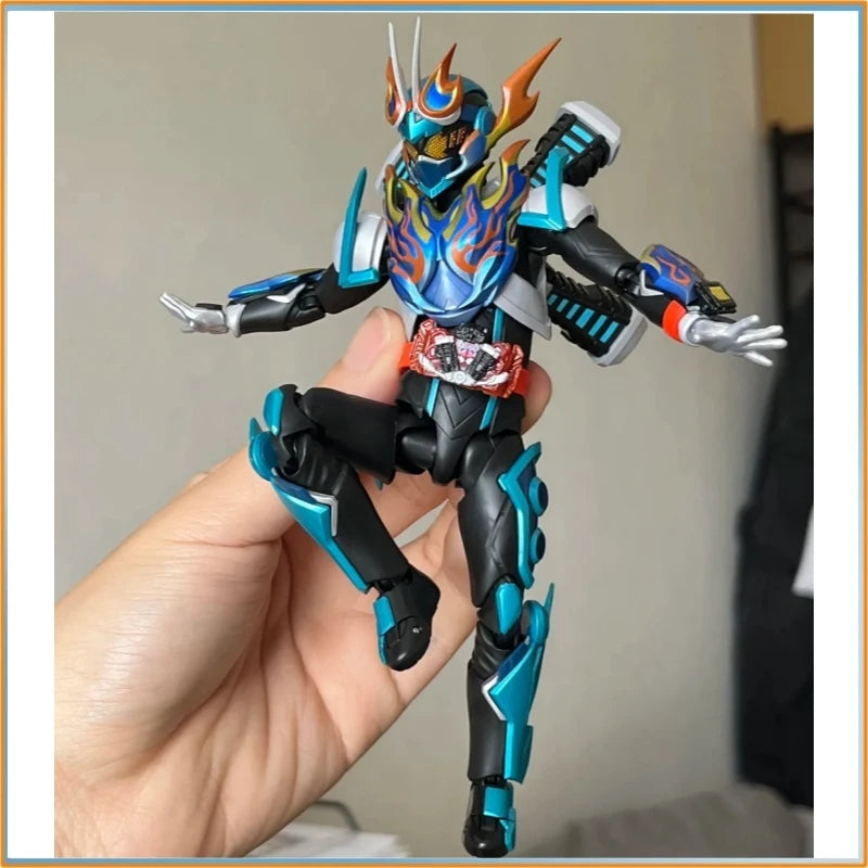 In Stock Bandai Shf Kamen Rider Fire Gotchard Steamhopper Articulated Action Figure Model Toy Gift