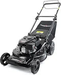 Self Propelled Gas Lawn Mower 22-inch with 170cc 4-Cycle OHV Engine, RWD Single-Speed 2-in-1 Mulch and Bagger