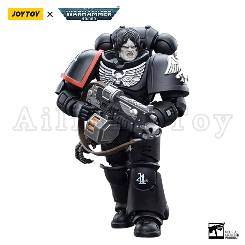 JOYTOY 1/18 Action Figure 40K Raven Guard Intercessors Anime Military Model