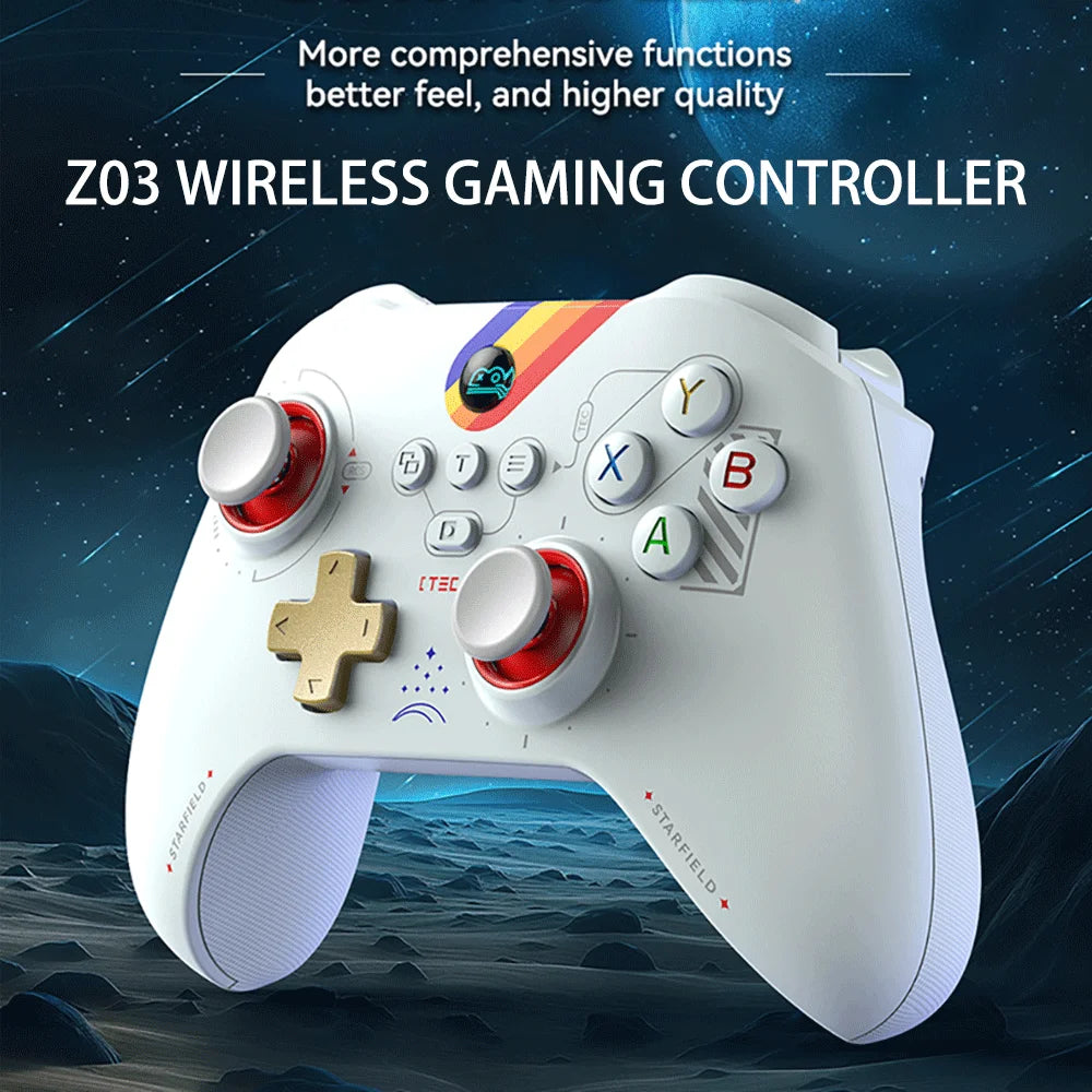 Bluetooth Wireless Gamepad For PlayStation4. Hall Joystick&Hall Triggers&Micro-switch, Android/iOS/Switch/PS4/PC Game Controller