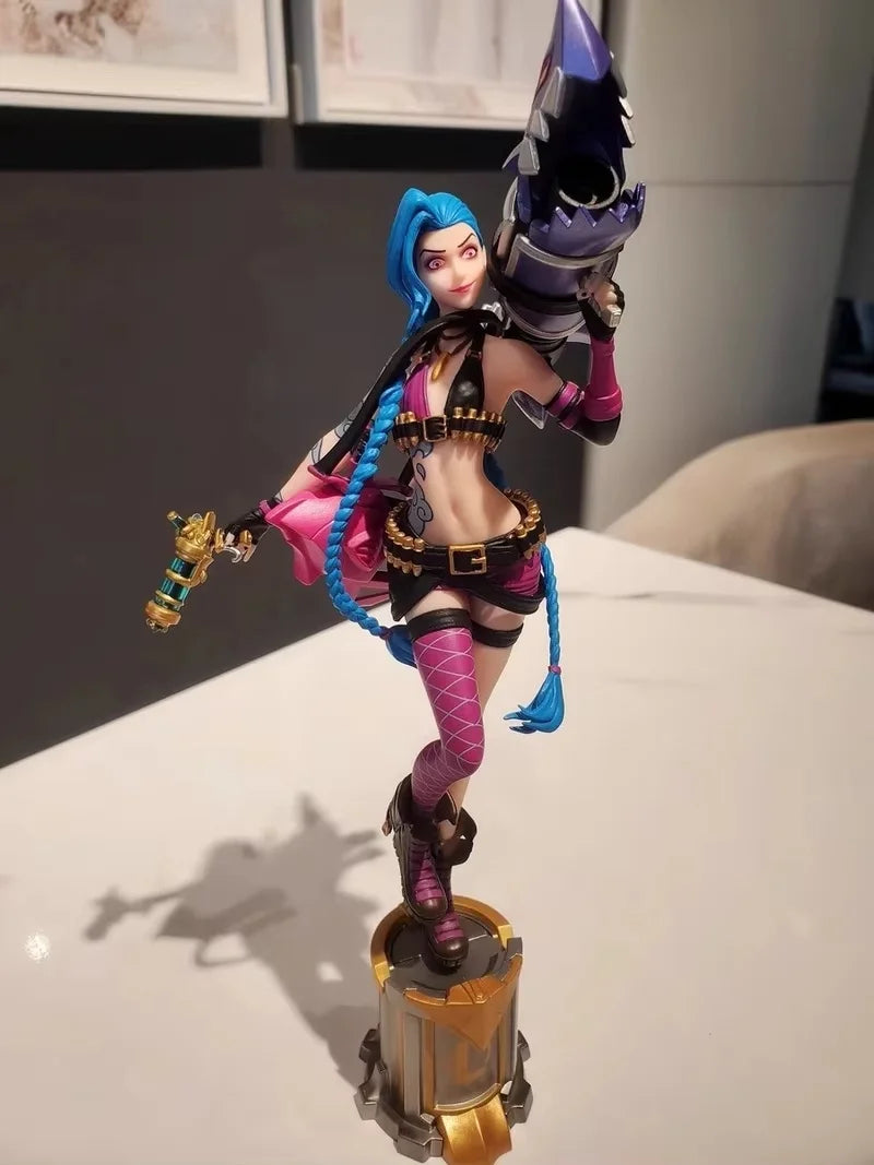 Hot League Of Legends Jinx 3d Pen Anime Figurine Official Authentic Game Periphery Desk Decoration Ornament Toys Birthday Gifts