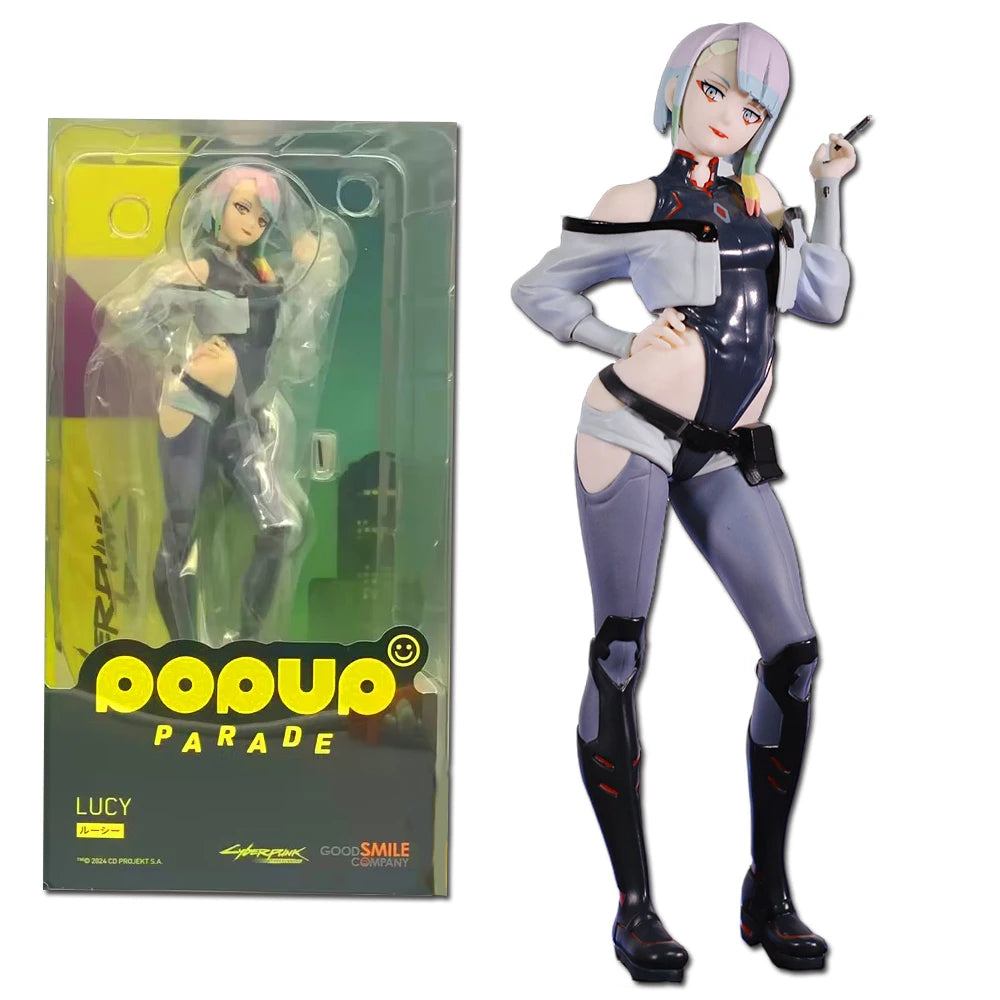 16CM Anime Game Cyberpunk: Edgerunners Rebecca Figure Desktop Decorations Model Toy Lucy Collection David Martinez Aciton Figure