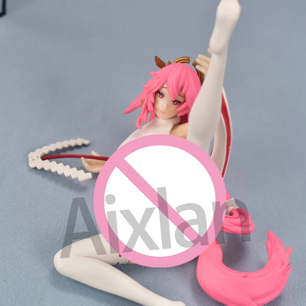 MiHoYo Yae Miko Фигурка Impact Фигура 15см Аниме Момиче PVC Екшън Фигурка Играчка GK Игра Статуя Колекция Модел Кукла Подарък