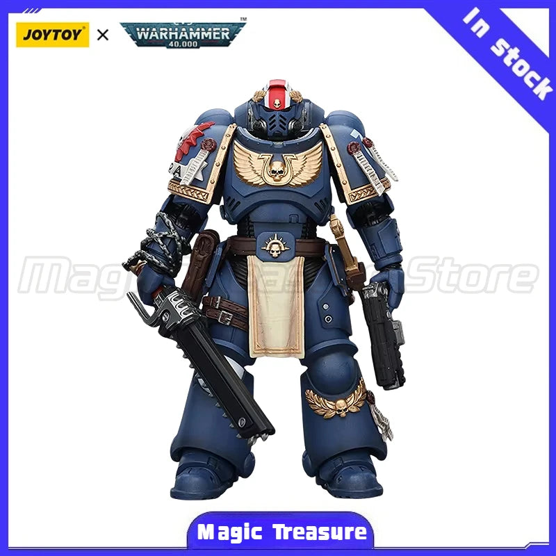 【MT】JOYTOY Warhammer 40K Ultramarines Titus with Laurels of Victory 1/18 Action Figure Model Toy