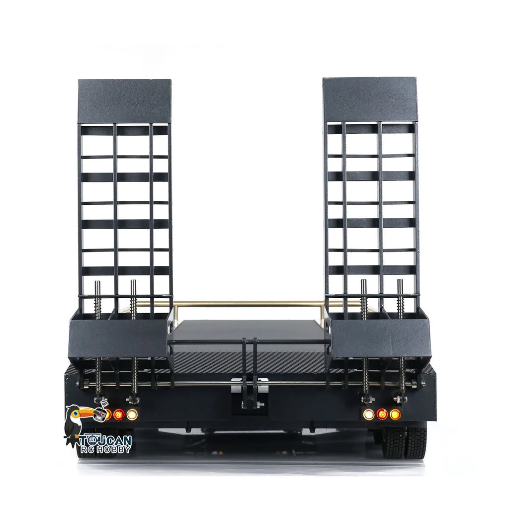 Metall 5 Achsen Vollanhänger Fernbedienung Anhänger für Spielzeug 1/10 1/8 RC Crawler 1/14 1/12 Hydraulische RC Lkw Auto Fahrzeug Modell