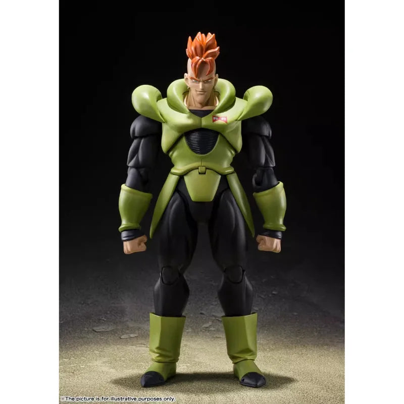 In Stock: Bandai SHF Dragon Ball Z Android 16, SDCC 2022 Limited Edition, Toy Figure, Gift, Collectible, Available in Stock