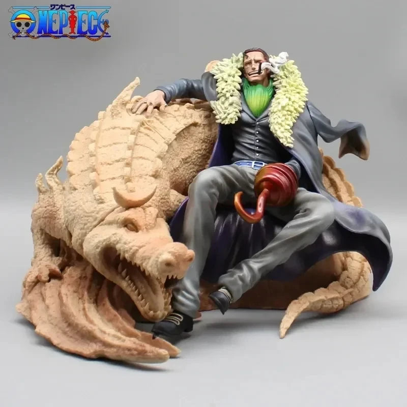One Piece Bt Sitzhaltung Laosha Gk Anime Figur Krokodil Shichibukai Sand Krokodil Figuren Modell Sammlerspielzeug Geschenke