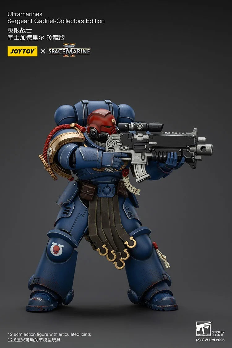 JOYTOY Warhammer 40K Ultramarines Sergeant Gadriel - Колекционерско издание Екшън фигурки Кукла Колекция Декорация Подарък Оригинален