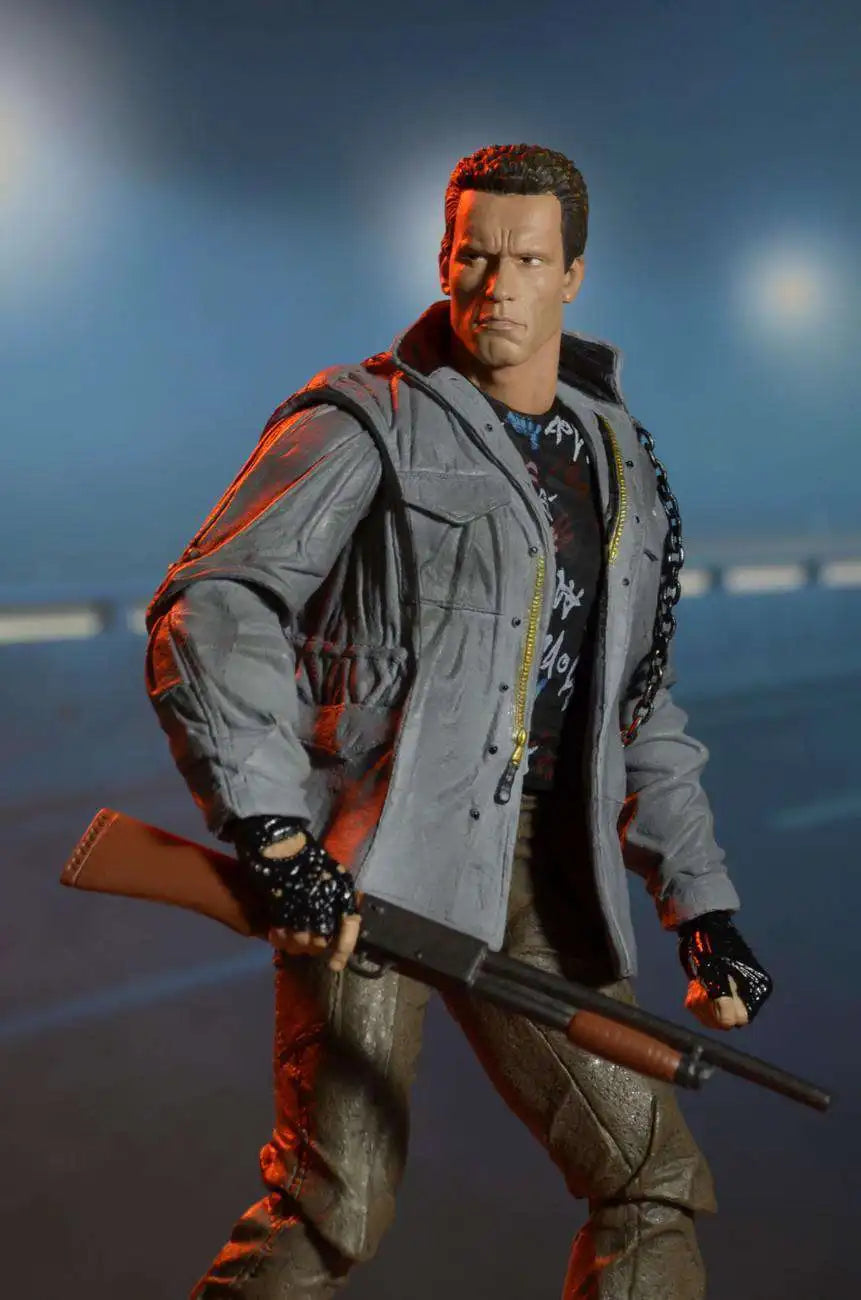 NECA 51911 Toys Terminator Action Figure Ultimate T-800 Tech Noir Action Figures Collection Original Model Gift Doll Statue 18cm