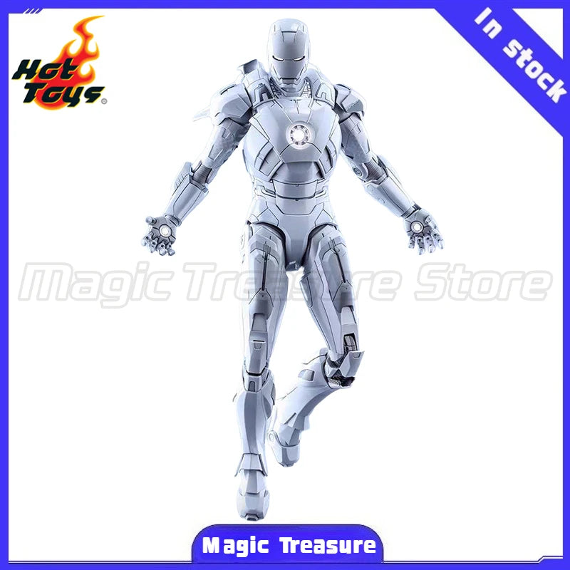 【MT】Hot Toys MMS329 Marvel Iron Man White Limited MK7 1:6 Scale Collection Doll Model Toys