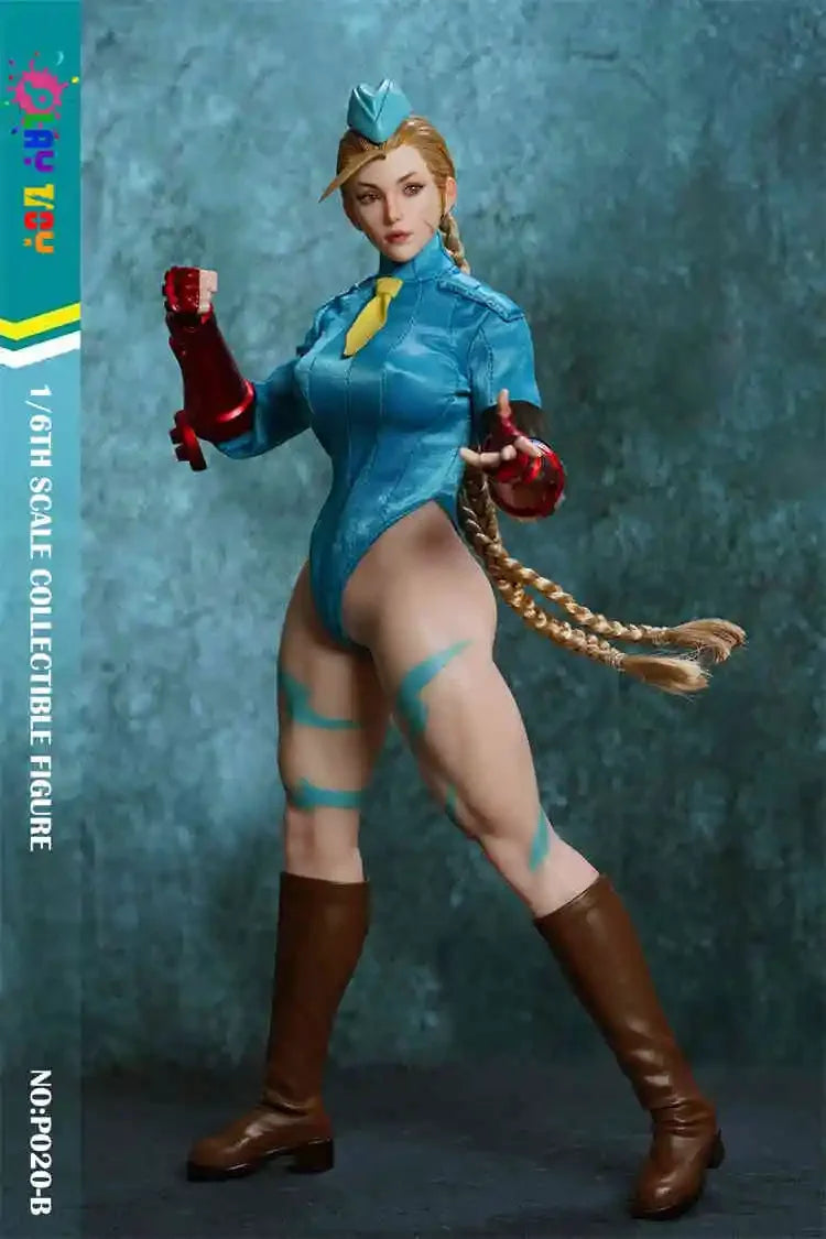 In stock, fighting toy, Guerrera Cammy Street Fighter P020 A B 1/6, Action Model, collectible figures, toys