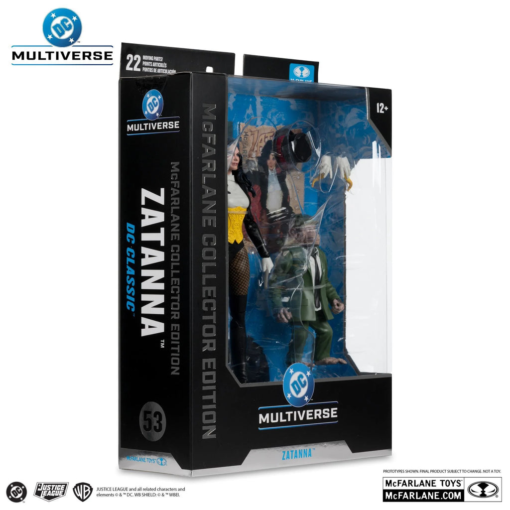 McFarlane Toys Zatanna 18cm Action Figure Collector Edition Gold Label DC Multiverse Zatanna Model Doll