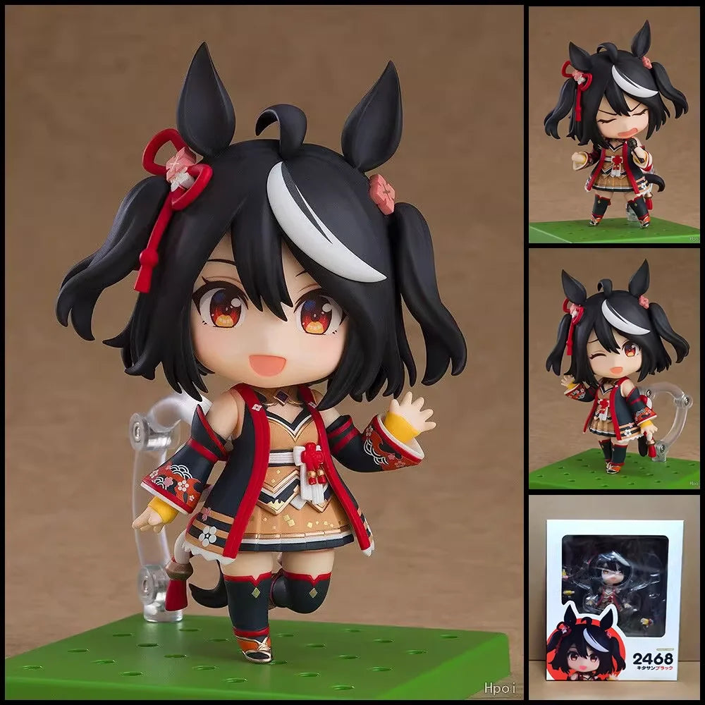 Gsc Nendoroid Uma Musume Pretty Derby Tokai Teio Chibi Action Figures Interchangeable Faces Posable Desktop Decor Model For Fans