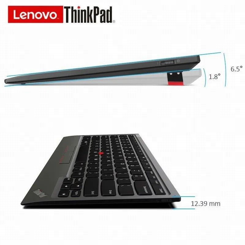 Lenovo ThinkPad TrackPoint Keyboard 2 II  Dual-mode Bluetooth 2.4G Wireless Windows Android iOS For PC Tablet Laptop 500mAh