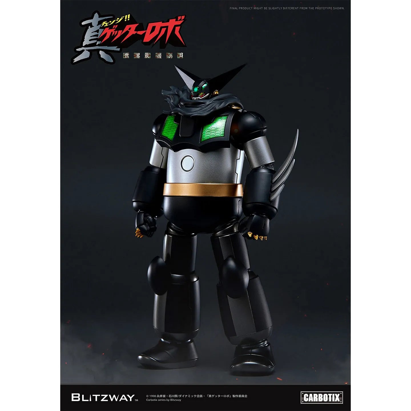 Official Blitzway 5pro Black Getter Getter Robo G Mazinger Alloy Articulated