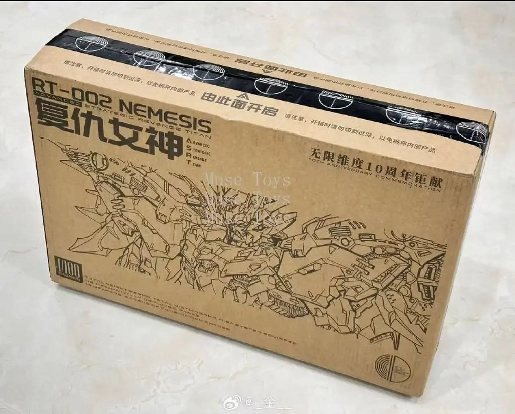 In stock Infinite Dimension Infinite Nova Nemesis 1/100 10th Anniversary Original Mecha Trendy Assembly Model Toy First Batch
