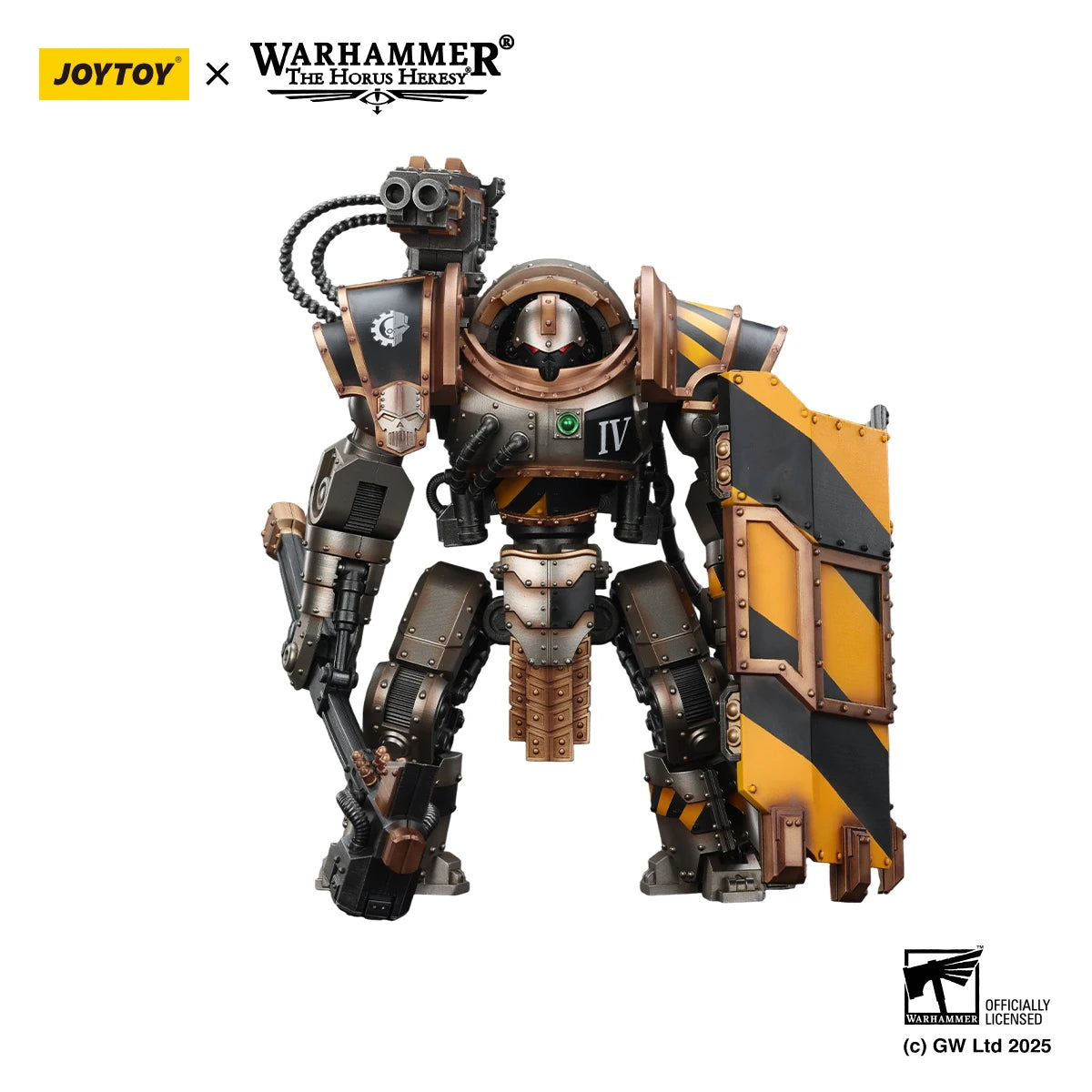 JOYTOY Warhammer40K 1/18 Action Figure Iron Warriors Iron Circle Domitar-Ferrum Class Battle-automata figures Toys