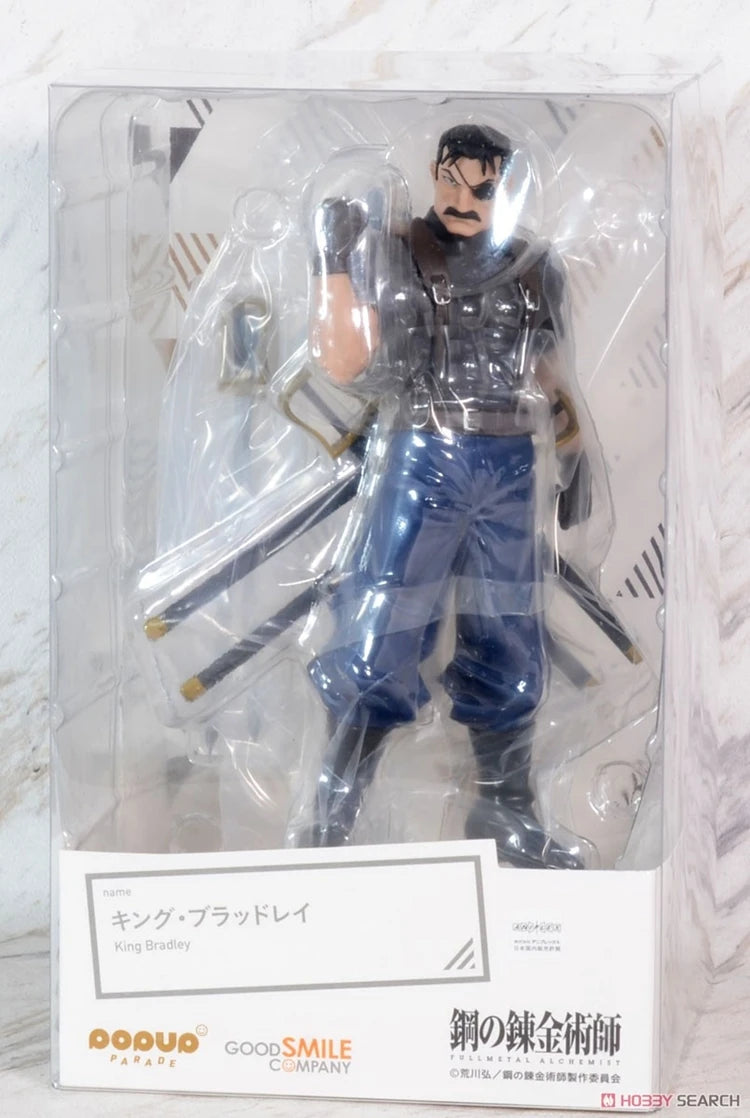 Original Brand New ‌In Stock ‌GSC Pop Up Parade King Bradley Figure Fullmetal Alchemist Anime Collectible Gift