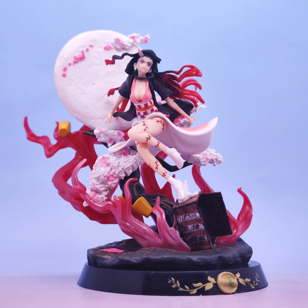 Demon Slayer Figuren Kamado Nezuko Actionfigur GK Puppen 15cm Blood Demo Art Anime Figur Kawai Sammeln PVC Modell Spielzeug Geschenk