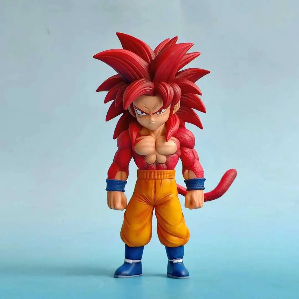 2026 New Q Version Dragon Ball Ssj3 Vegeta Figure  Super Saiyan 3 Goku Action Figures Collection Model Toys Birthday Gifts Decor