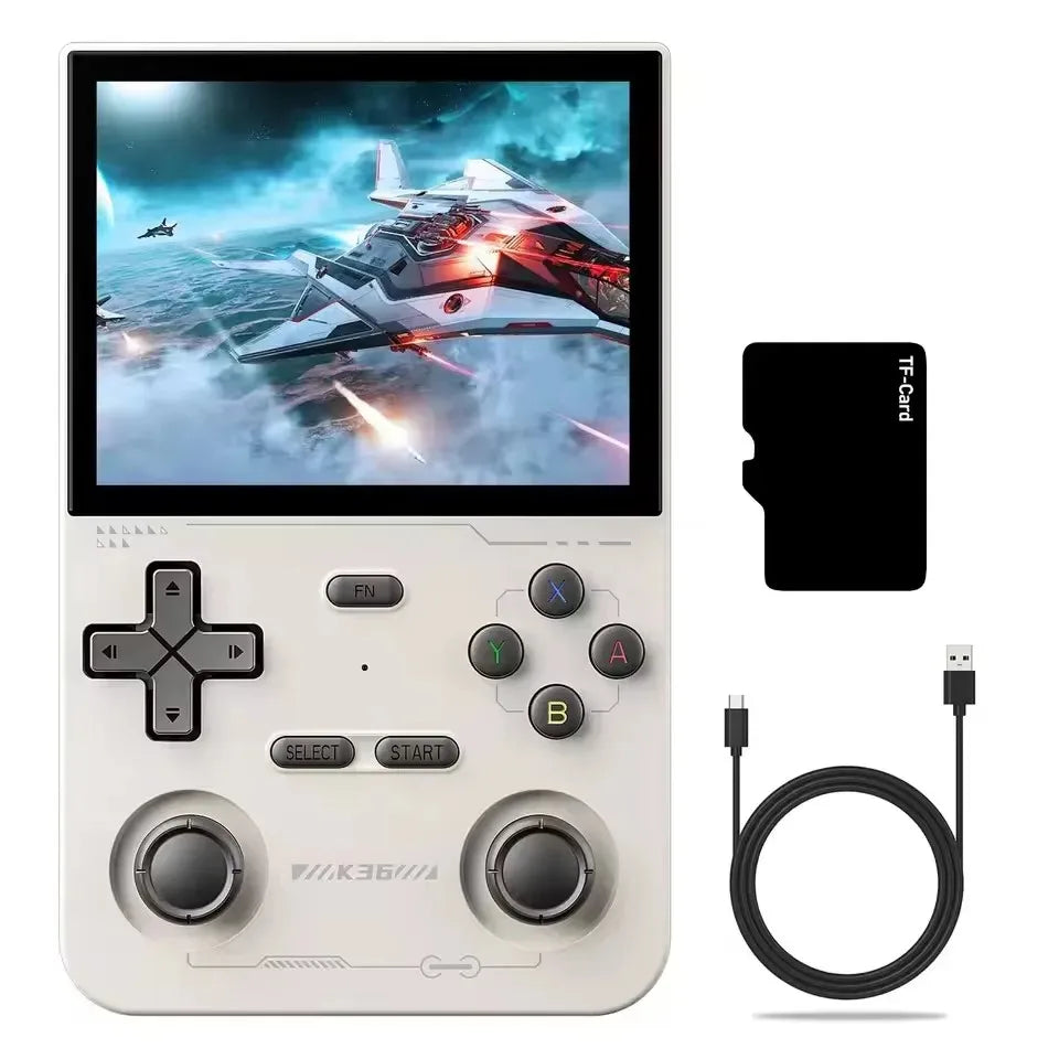 K36 Open Source Handheld Game Console 3.5'' Retro PSP Emulator Dual 3D Joysticks 64G/128G 10000+ Classic Games