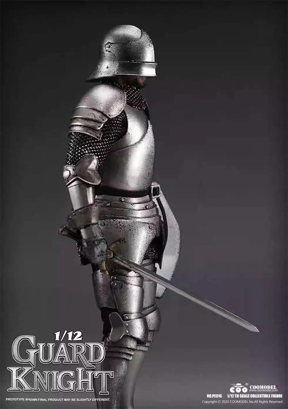Hot Sales 1/12 COOMODEL PE016 Old Vintage Knight Warrior Guard Man Guy Man Full Set Toys Model About 16CM Gift For Fans Collect