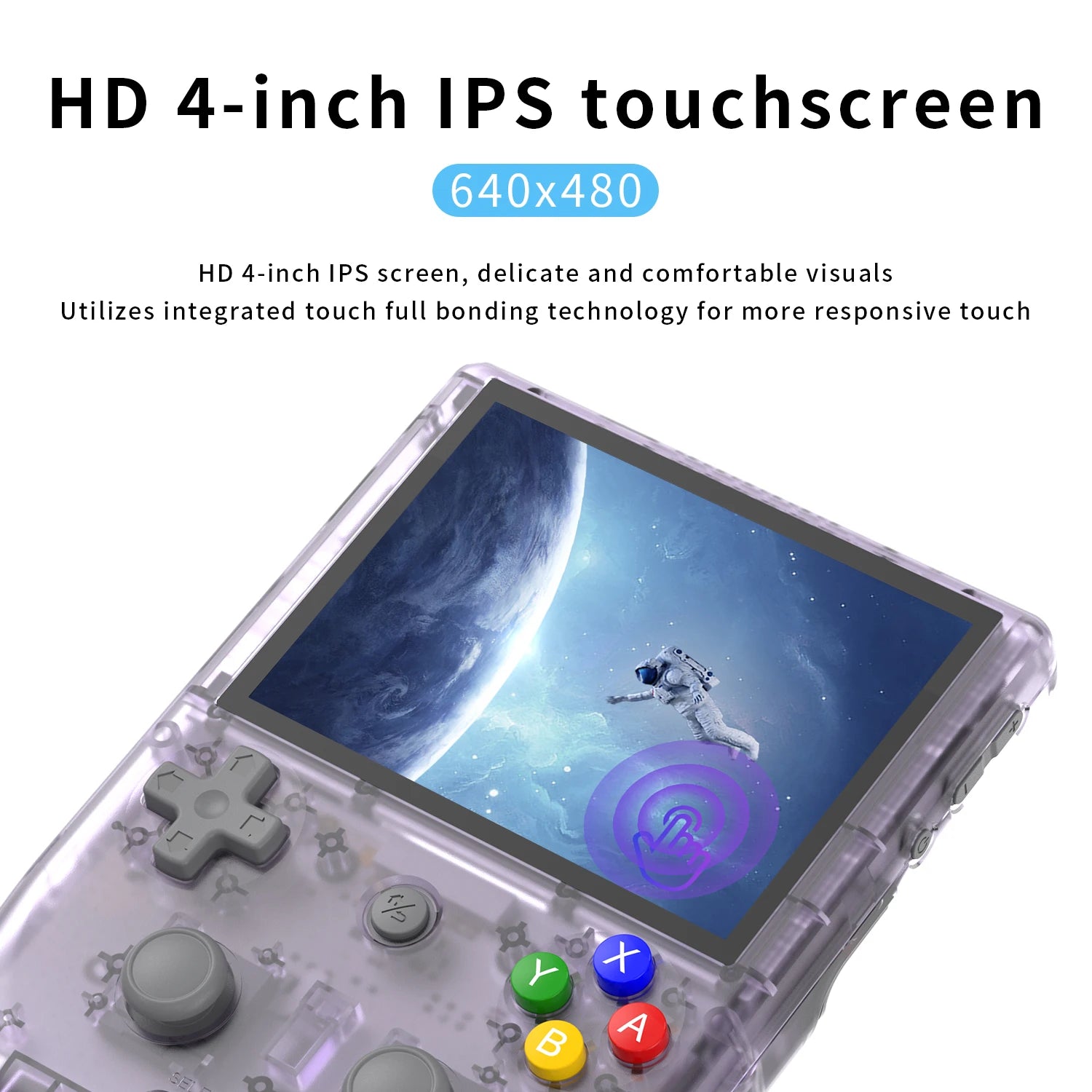 Anbernic RG405V Video-Handheld-Spielkonsole 4-Zoll-IPS-HD-Touchscreen Android 12-System T618 64-Bit-WLAN Tragbarer Retro-Game-Player