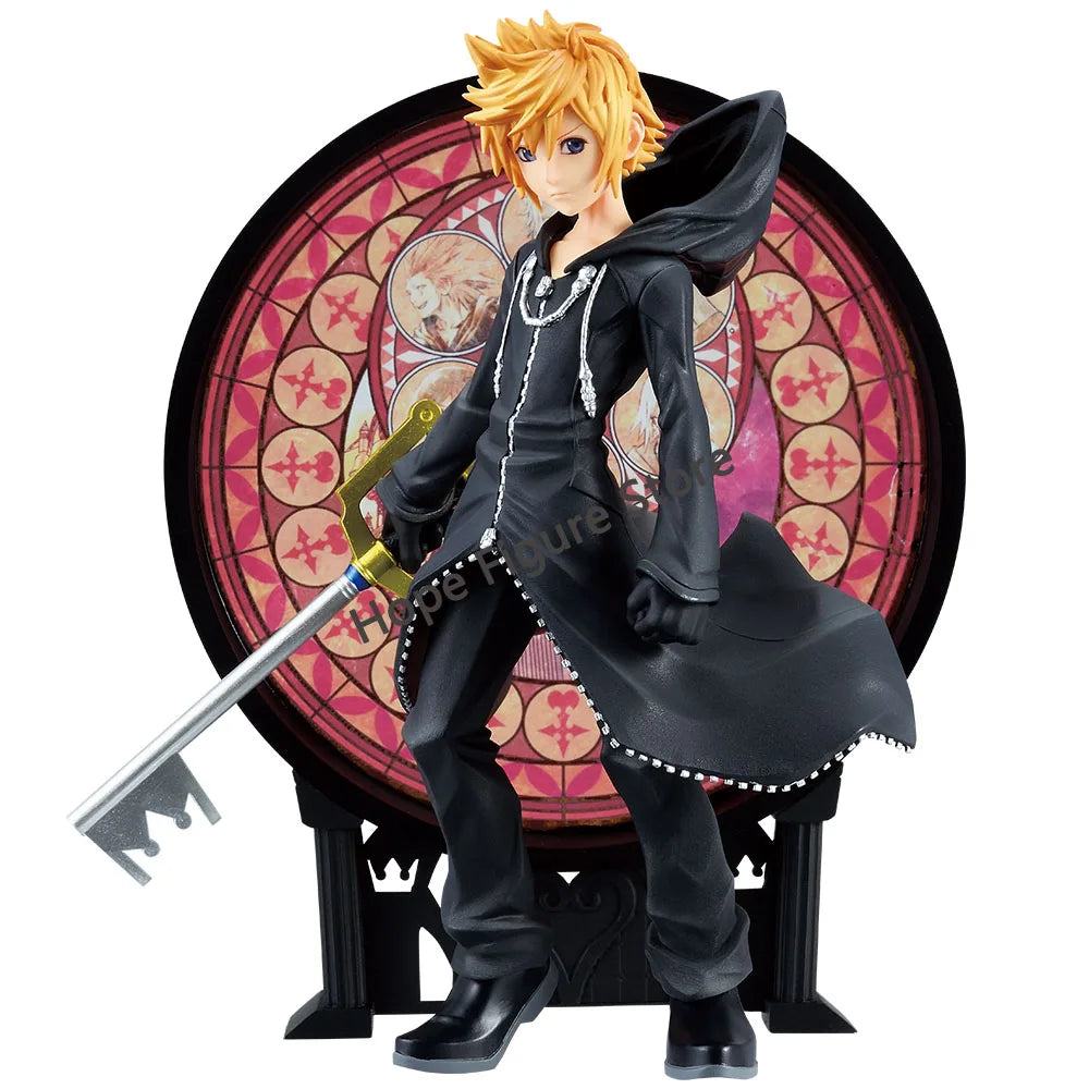 In Stock Original BANDAI Ichiban Kuji Kingdom Hearts Linking Hearts Roxas Sora Figure Anime Model Genuine Boxed Toy
