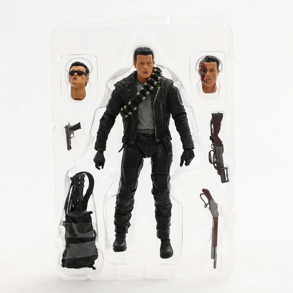NECA T-1000 Motorcycle Cop Terminator 2 Judgement Day Collector's 7" Scale Action Figure