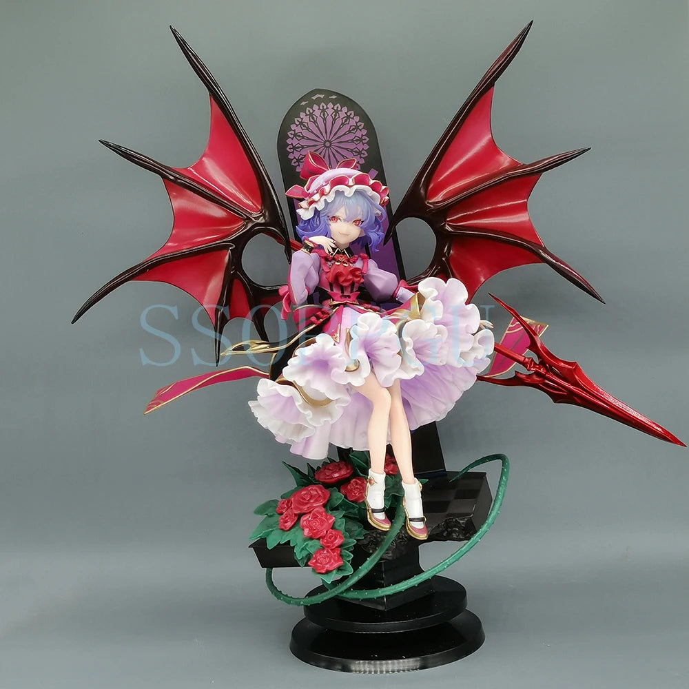 Alter Touhou Project Figur Flandre Scarlet Remilia Scarlet Anime Mädchen PVC Actionfigur Spielzeug Statue Sammlerstück für Erwachsene Modell Puppe