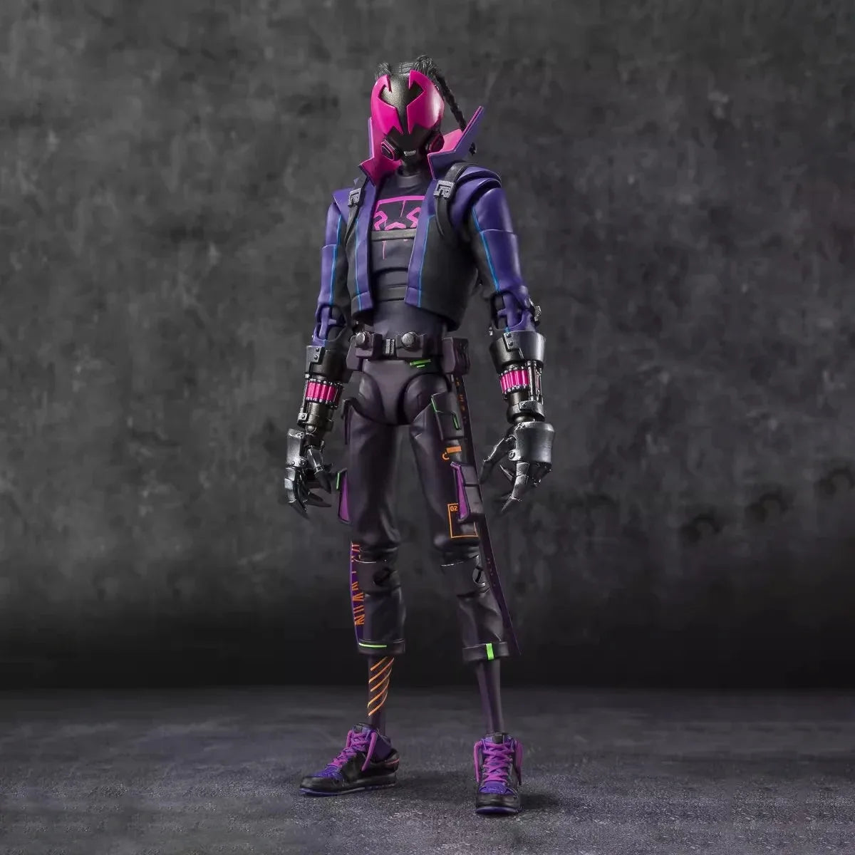 Original Genuine Bandai Anime Spider-Man：Across The Spider-Verse SHF Miles G.Morales Action Figure Model Kits Gift for Boy Girl