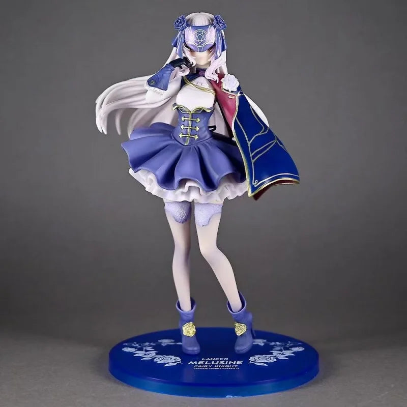 21 см Фея Рицар Ланселот/Мелузин Fate/Grand Order 1/7 Момичета Аниме Момиче Фигурка Играчка за Възрастен Колекционерски Модел Кукла Играчка Магазин