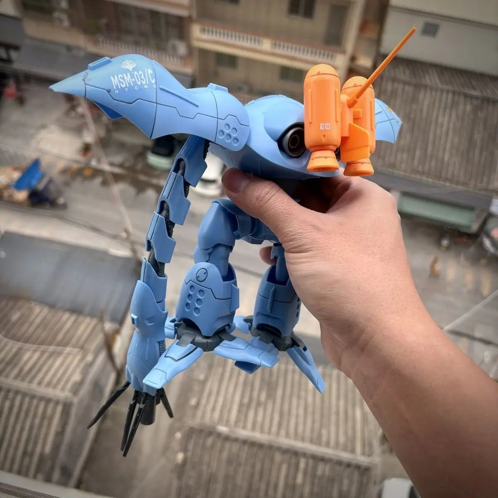 XIELAOBAN Model 1/100 HG  MSM-03C Hygogg UC Enlarged version Assembly Model Kits Anime Action Figure Robot Plastic Model Toys