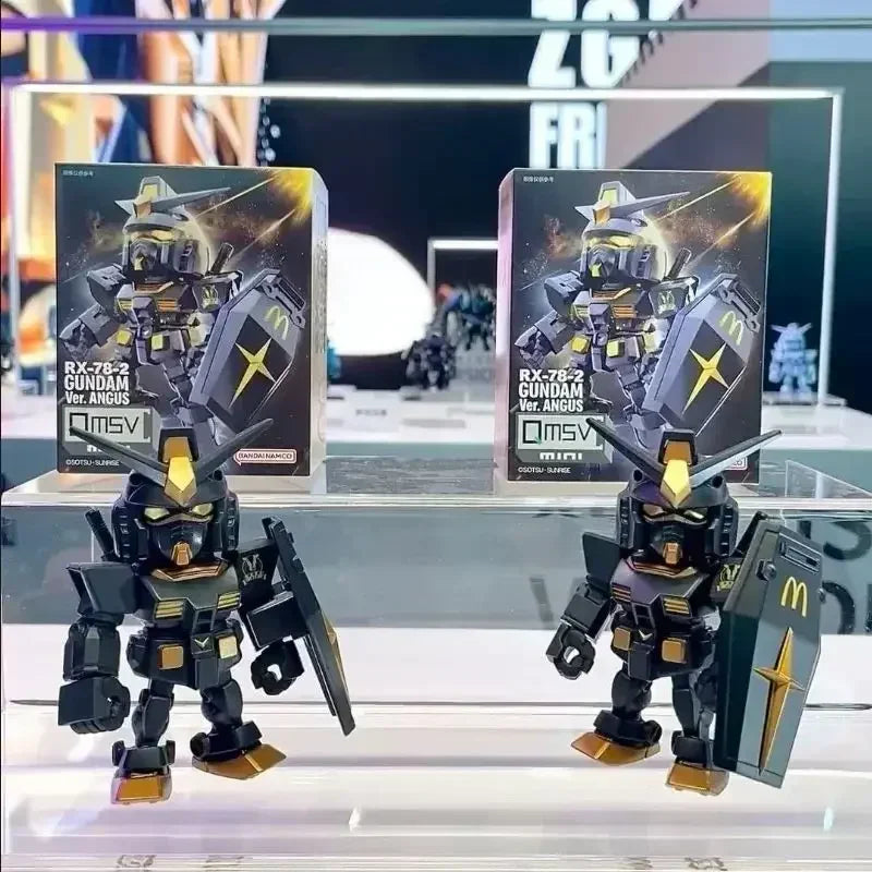 Bandai Mcdonald Gundam Gunpla Qmsv Mini Rx-78- VerAngus Type Action Figure High Quality Robot Kits Models Toy Collection for Kid
