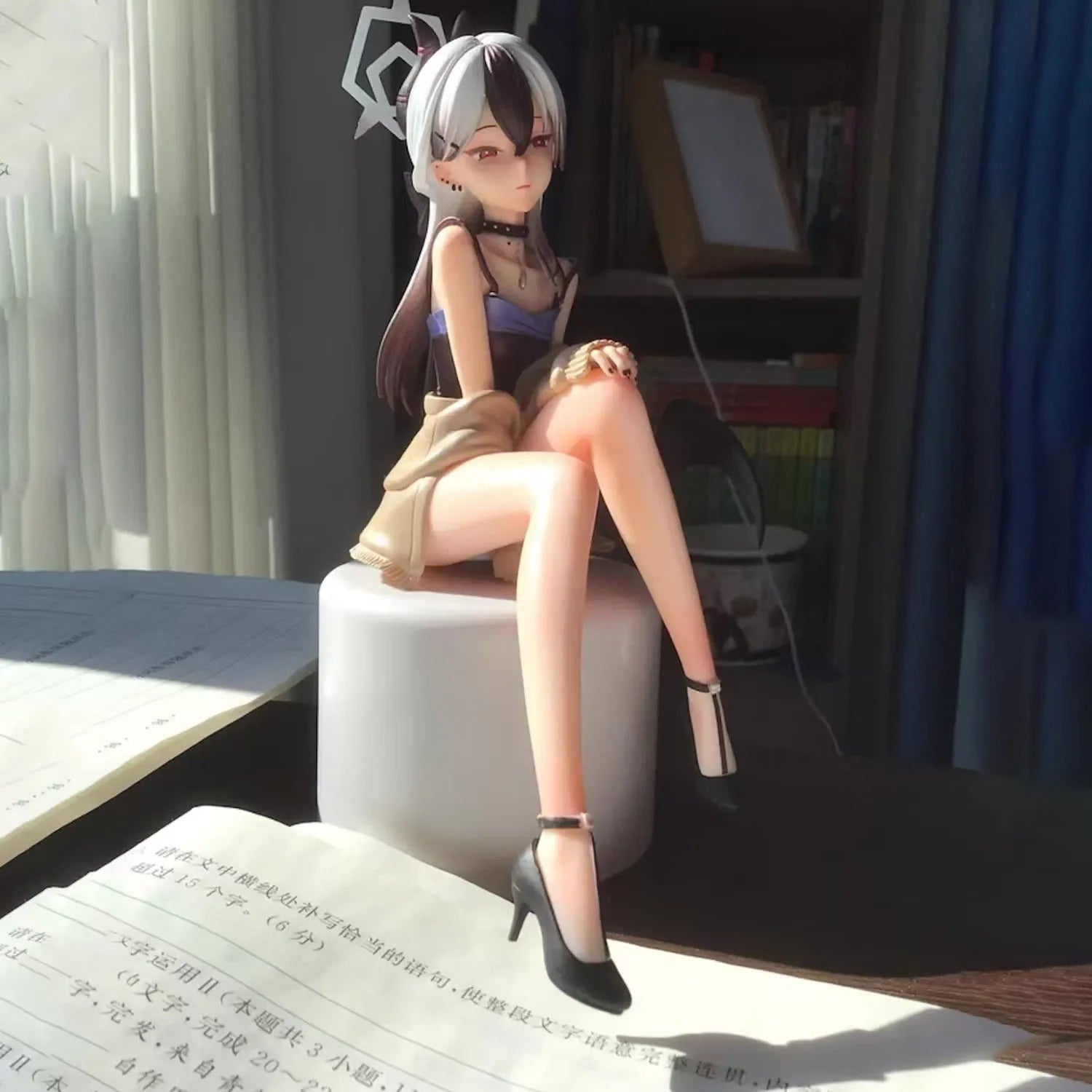 16cm Blue Archive Anime Figure Onikata Kayoko Figure Dress Ver. Girl Figurine Pvc GK Statue Model Doll Collection Desk Toys Gift