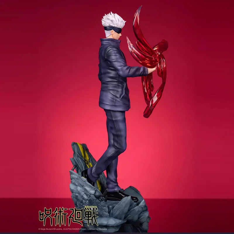 28cm Anime Cartoon Jujutsu Kaisen Gojo Satoru Kids Toys Pvc Model Statue Collection Brinquedos Action Figure Birthday Toys Gift