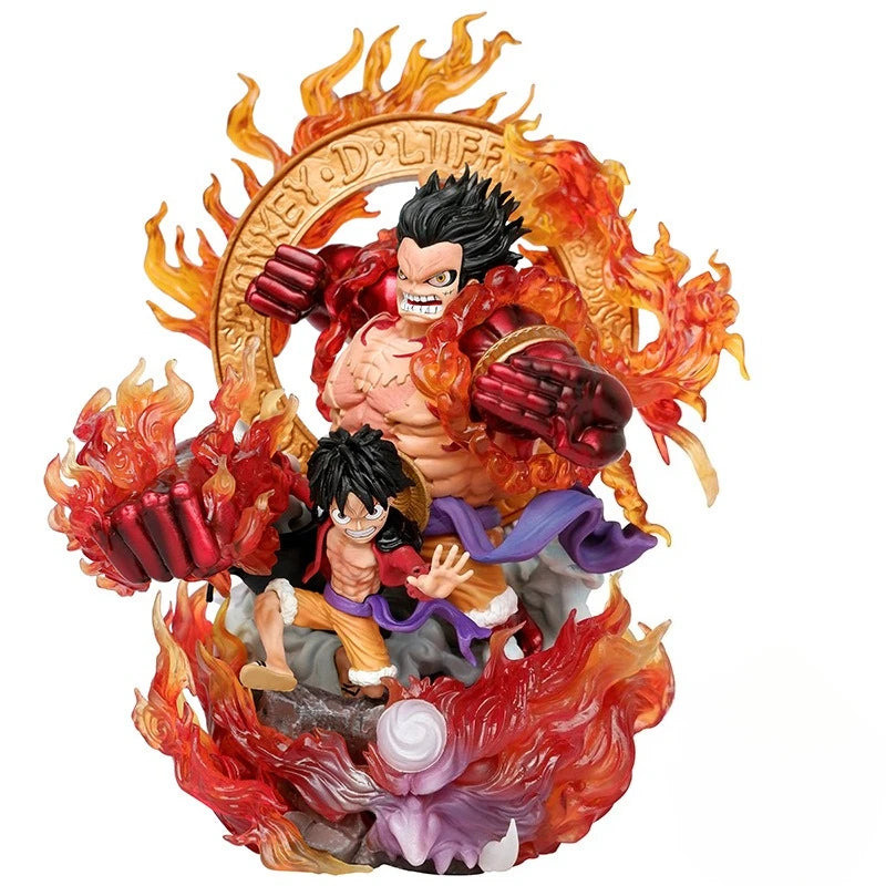 23cm New ONE PIECE Anime Figure Gear Third Monkey D. Luffy Peripheral PVC Model Statue Desktop Decoration Ornaments Gifts Toys