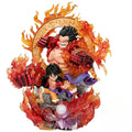 23 см Нова ЕДНА ЧАСТ Аниме Фигурка Gear Third Monkey D. Luffy Периферна PVC Модел Статуя Декорация за Настолни Орнаменти Подаръци Играчки