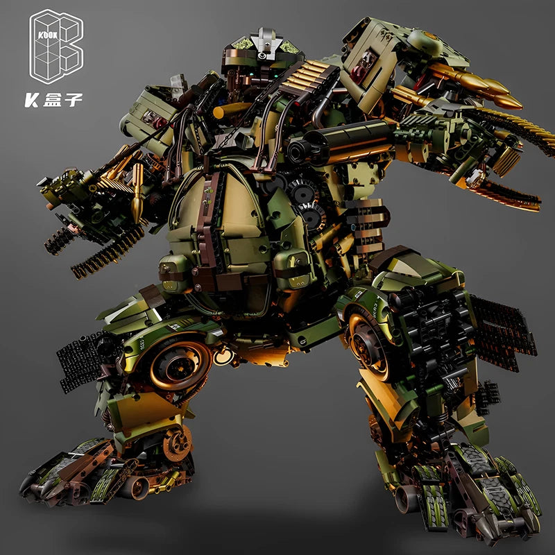 6148PCS Technical Inspector Mecha Building Blocks Creative Hobby Robot Model Collection Bricks Toy Gift For Boy